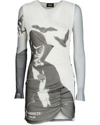 Gcds - Dracula Tulle Mini Dress - Lyst