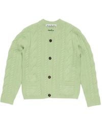 Acne Studios - Cashmere Cable-Knit Cardigan - Lyst