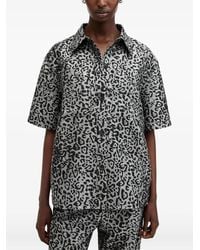 AllSaints - Jemi Hemd Mit Leoparden-Print - Lyst