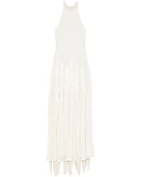 Bless - Halterneck Maxi Dress - Lyst