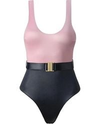 SOFIA ERHAN - Bañador Con Cinturón - Lyst