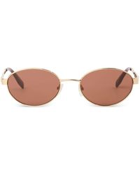 KARL LAGERFELD - Monogram Round-Frame Sunglasses - Lyst