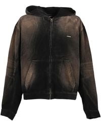 we11done - Corduroy Zip-Up Hooded Jacket - Lyst
