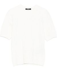 Balmain - Strukturiertes T-Shirt - Lyst