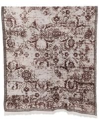 Mouleta - Damask-Print Frayed Scarf - Lyst