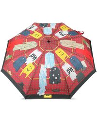 Moschino - Graphic-Print Umbrella - Lyst