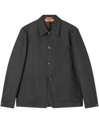 Barena - Veste En Laine Vierge À Chevrons - Lyst