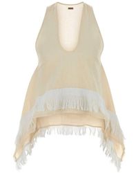 Caravana - Anuk Fringe-Trimmed Top - Lyst