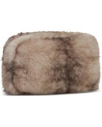 Apparis - Jumbo Noor Faux-Fur Clutch Bag - Lyst