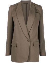 Brunello Cucinelli - Tailored-Cut Single-Breasted Blazer - Lyst