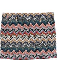 Missoni - Chevron-Pattern Mini Skirt - Lyst
