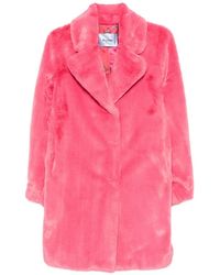 Blugirl Blumarine - Faux-Fur Coat - Lyst