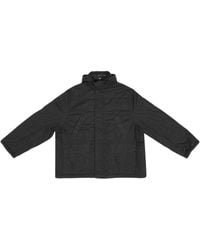 Balenciaga - Logo-print Hooded Padded Jacket - Lyst