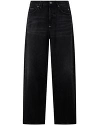 Philipp Plein - Loose-Fit Wide-Leg Jeans - Lyst