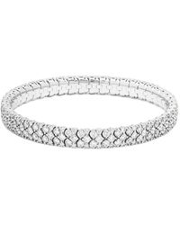Jewels Aficionado - 18Kt Witgouden Armband Met Diamant - Lyst