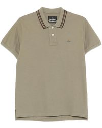Vivienne Westwood - Striped Collar Polo Shirt - Lyst