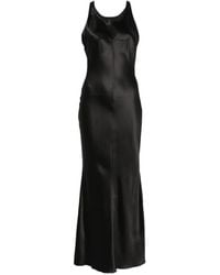 MATIERES FECALES - Satin Maxi Dress - Lyst