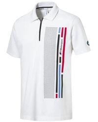 PUMA - X Bmw Motorsport Logo-Print Polo Shirt - Lyst