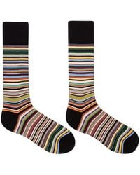 Paul Smith - Multi-Striped Cotton Socks - Lyst