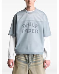 Daily Paper - Logo-Print Mesh T-Shirt - Lyst