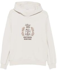 Brunello Cucinelli - Logo-Embroidered Sequin-Embellished Hoodie - Lyst