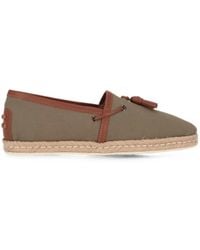 Tod's - Tassel-Detail Espadrille Loafers - Lyst
