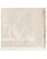 Max Mara - Edro Monogram-Jacquard Fringed Scarf - Lyst