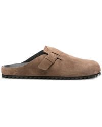 Officine Creative - Suede Clogs - Lyst
