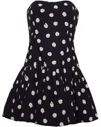 Cara Cara - Polka-Dot Ruffled Dress - Lyst