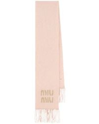 Miu Miu - Wool And Mohair Scarf - Lyst