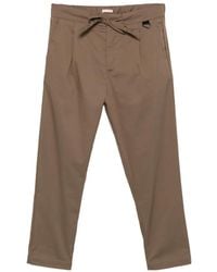 Officina 36 - Pleated Drawstring-Waist Trousers - Lyst