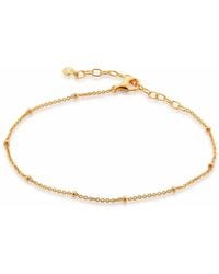 Monica Vinader - Fine Beaded Chain Bracelet - Lyst