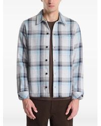 Samsøe & Samsøe - Check-Pattern Button-Down Shirt Jacket - Lyst