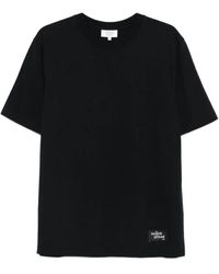 Maison Kitsuné - Logo-Patch T-Shirt - Lyst