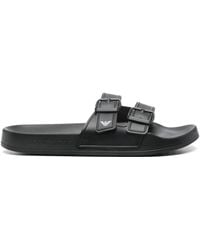 Emporio Armani - Logo-Print Slides - Lyst