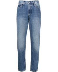 Calvin Klein - Jeans affusolati a vita alta - Lyst