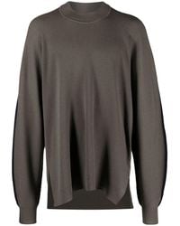 Homme Plissé Issey Miyake - Crew-Neck Wool Jumper - Lyst