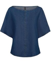 Twp - Camiseta Vaquera De Manga Corta - Lyst