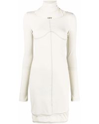 Off-White c/o Virgil Abloh - Off White Dresses Grey - Lyst