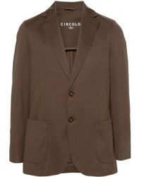 Circolo 1901 - Single-Breasted Pique Jacket - Lyst