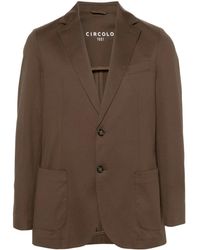 Circolo 1901 - Single-Breasted Cotton Blazer - Lyst
