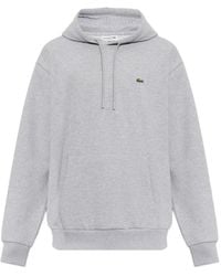 Lacoste - Sudadera Con Capucha Y Parche Del Logo - Lyst