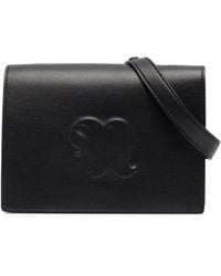 Nanushka - Schultertasche Mit Logo-Prägung - Lyst