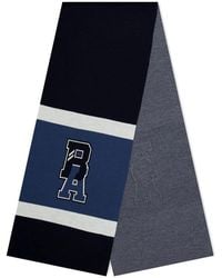BOSS - Bufanda De Lana Con Rayas Varsity - Lyst