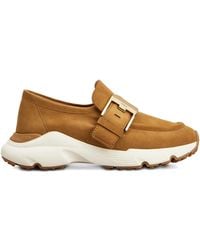 Tod's - Buckle-Detail Sneakers - Lyst