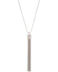 Brunello Cucinelli - Precious Tassel-detail Long Necklace - Lyst
