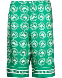 Gucci - Shorts aus Seide mit Print - Lyst