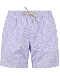 MC2 Saint Barth - Floral-Print Swim Shorts - Lyst