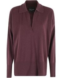 Roberto Collina - Polo-Neck Knit Top - Lyst