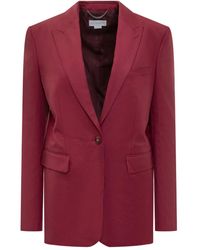 Stella McCartney - Single-Breasted Wool Blazer - Lyst